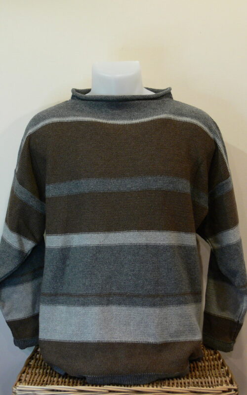 Men's striped jumper extra large QuernstoneQuernstone